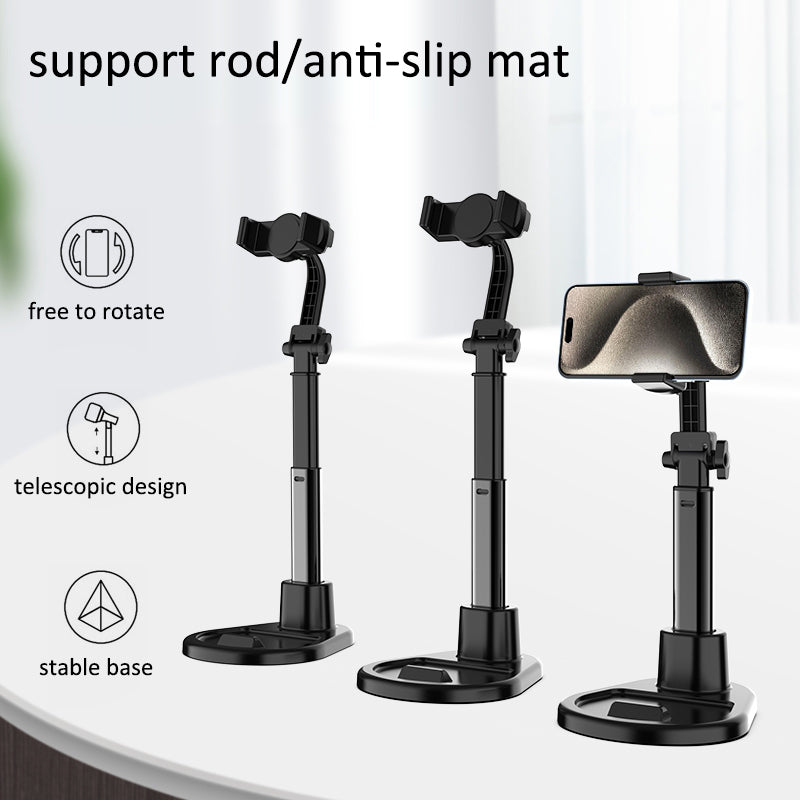 CCT13-2 Phone Stand Height Angle Adjustable Mobile Stand Desk Holder for iPhone 16 / 16 Ultra / 16 Pro / 16 Pro Max