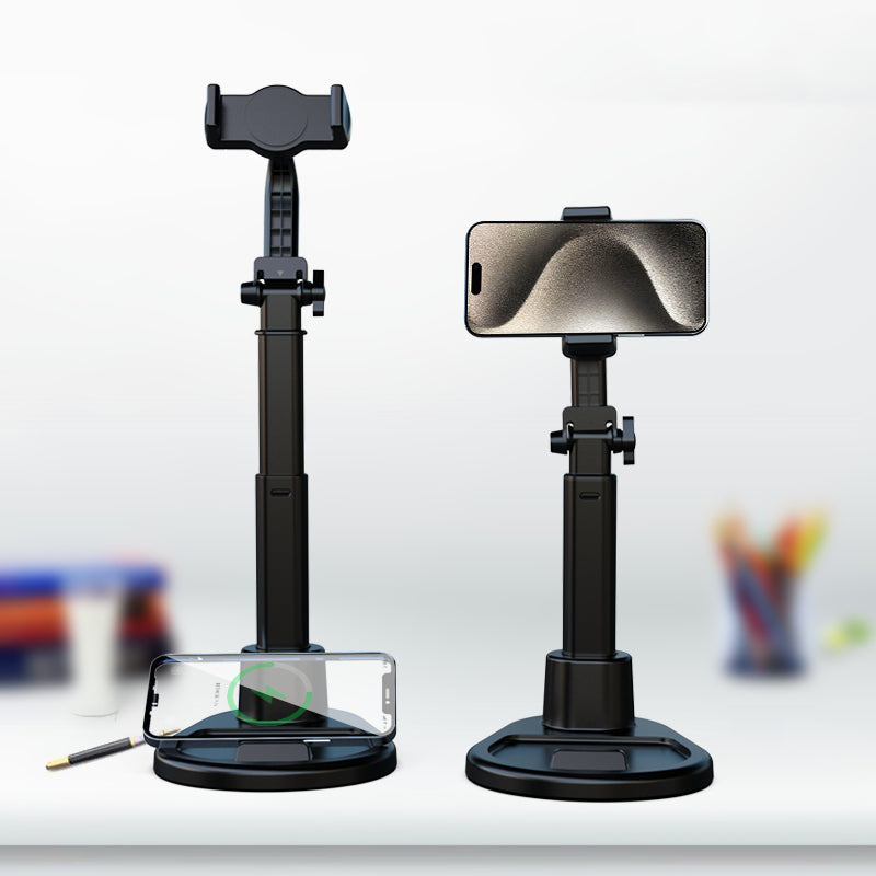 CCT13-2 Phone Stand Height Angle Adjustable Mobile Stand Desk Holder for iPhone 16 / 16 Ultra / 16 Pro / 16 Pro Max