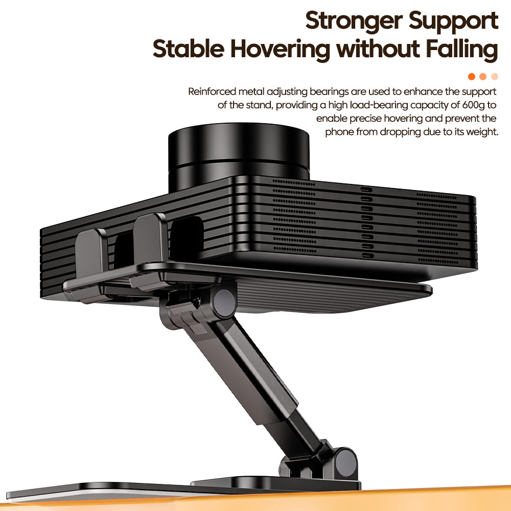 TOOCKI TQ-ZJ04 Adjustable Cell Phone Stand for iPhone 16 / 16 Ultra / 16 Pro / 16 Pro Max Foldable Desktop Phone Holder Cradle Dock