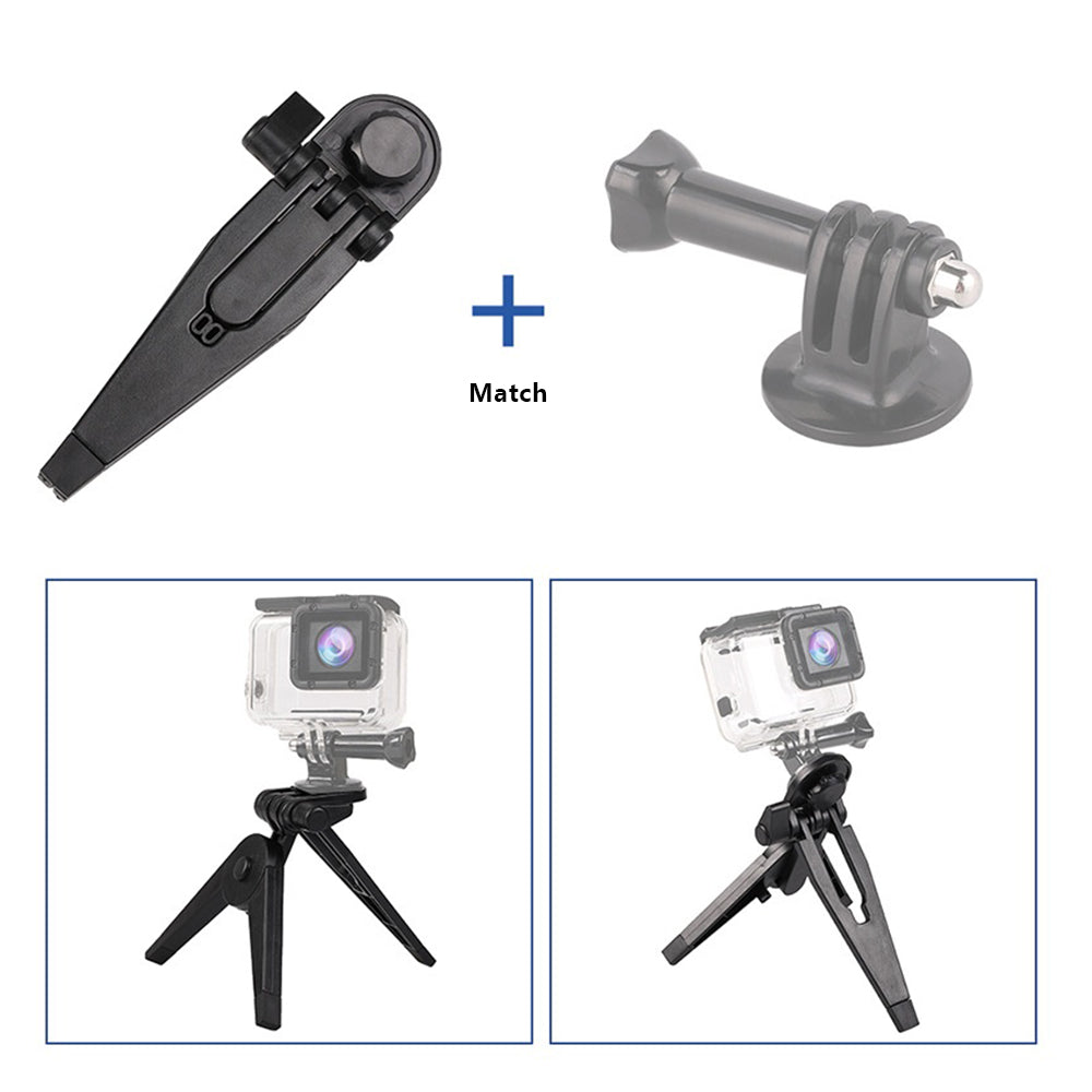 A251 For GoPro Camera Cell Phone Mount Tripod Stand Desktop Holder with 1 / 4 Inch Screw Adapter