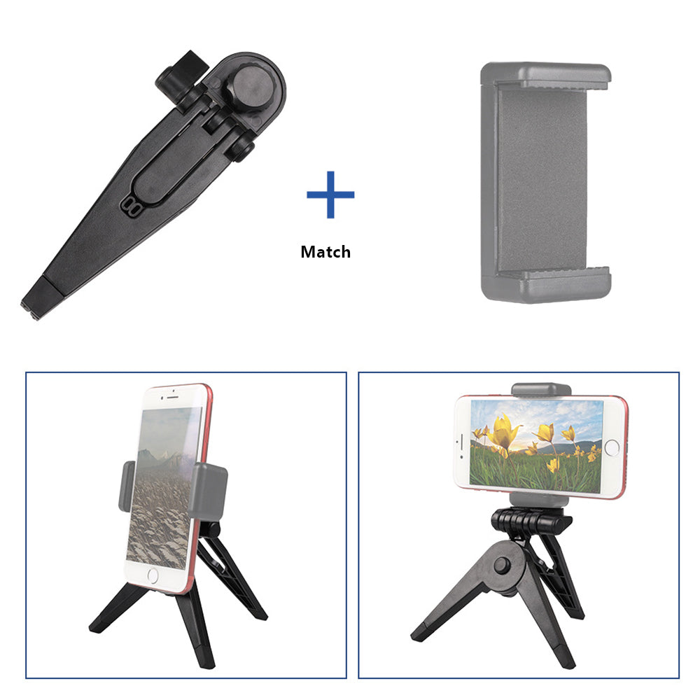 A251 For GoPro Camera Cell Phone Mount Tripod Stand Desktop Holder with 1 / 4 Inch Screw Adapter