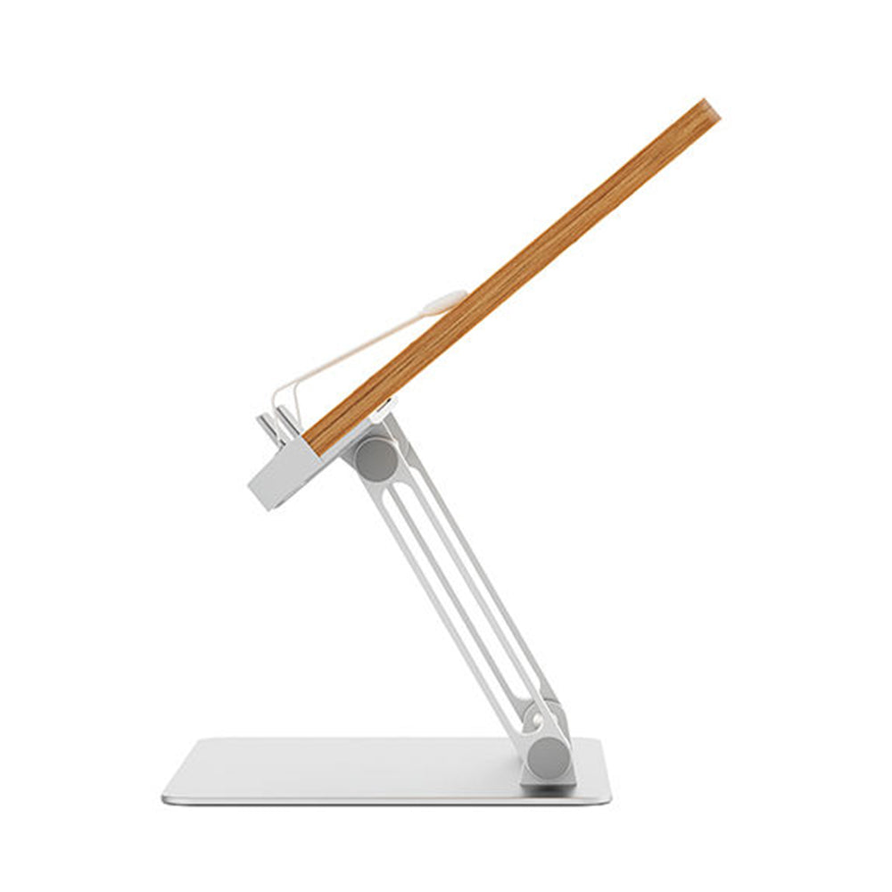 UPERGO BG-2S 360° Rotating Book Stand ABS+Aluminum Alloy Adjustable Book Holder for Reading