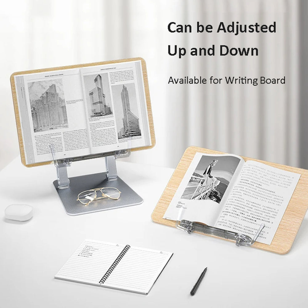 LS15 Tablet Stand Aluminum+ABS Adjustable Desktop Holder with Clip for 10-17 inch Devices