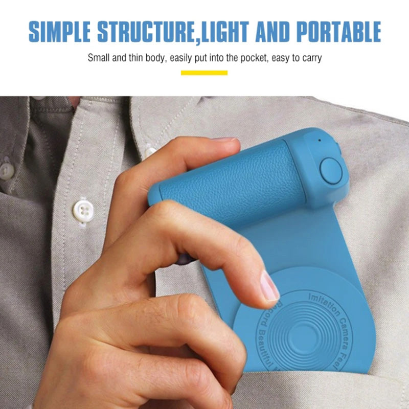 Magnetic Phone Holder Selfie Shutter Grip Handle Wireless Charger Compatible with MagSafe / iPhone 16 / 16 Ultra / 16 Pro / 16 Pro Max