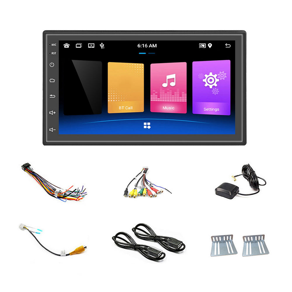 R-730C 1G+32GB Android 12 Car GPS Stereo 7 inch IPS 1080P Touch Screen Car Radio with Wireless Carplay