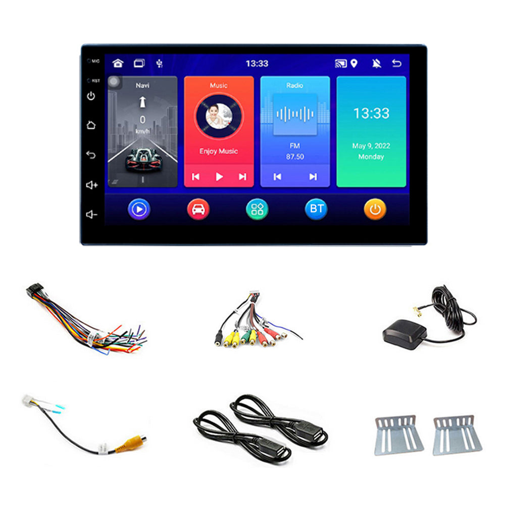 R-730E Android 12 Car GPS Wireless CarPlay 2G+32GB 7 inch IPS 1080P Touch Screen Car Stereo