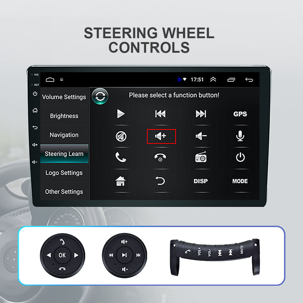 R-903E 9 inch Car Stereo Radio Android 12 2G+32GB Auto Car Play Screen Bluetooth GPS Navigation
