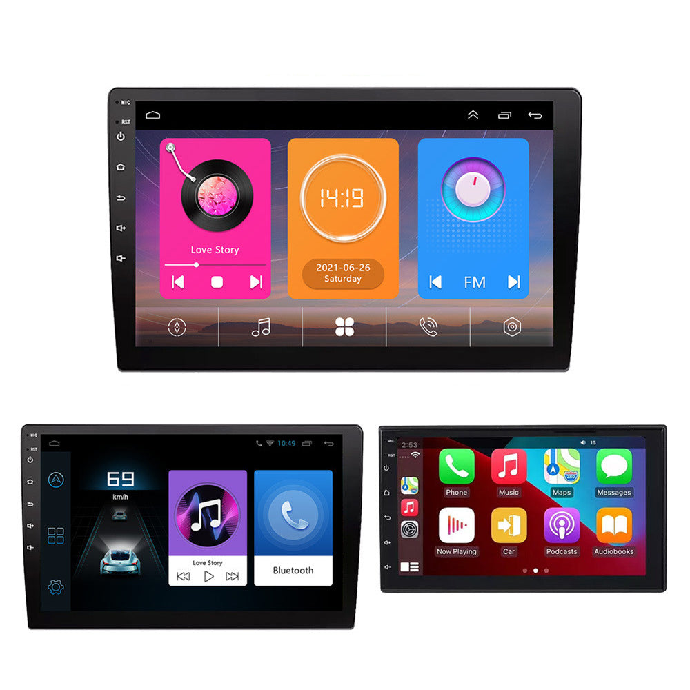 R-730F 7 inch Android 12 Car GPS Navigation 2G+16GB Carplay WIFI Car Stereo with 12LED Backup Camera