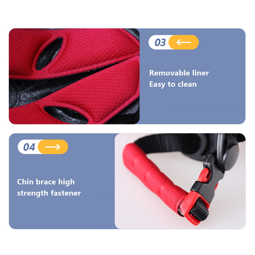 BACECAMP BC001 Cycling Safety Helmet with Integrated Goggles Motorcycle Helmet