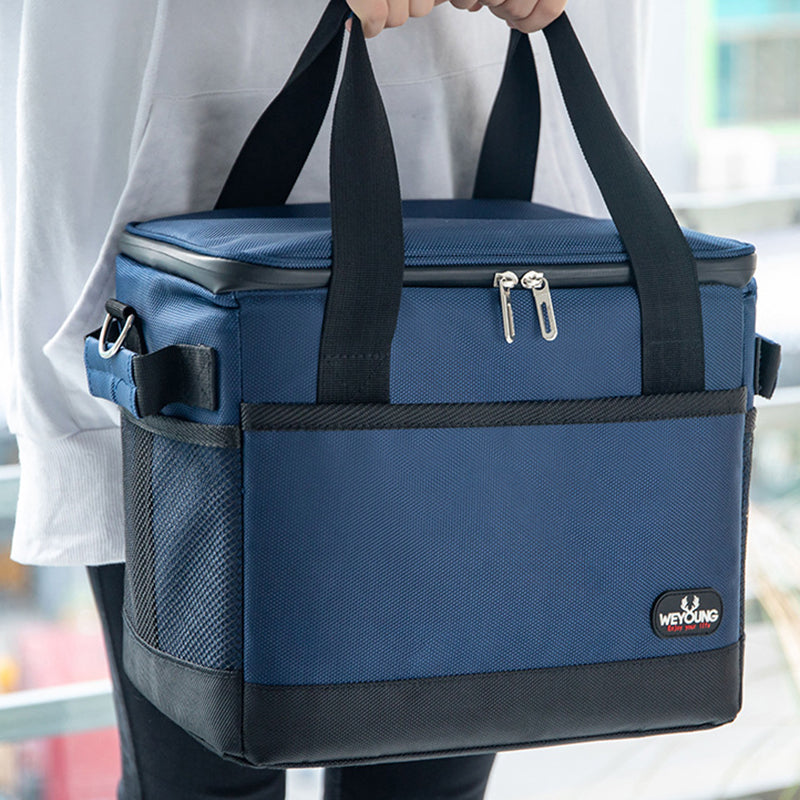 68L Portable Car Outdoor Picnic Cooler Bag Waterproof Insulation Fruit Drink Carrying Bag