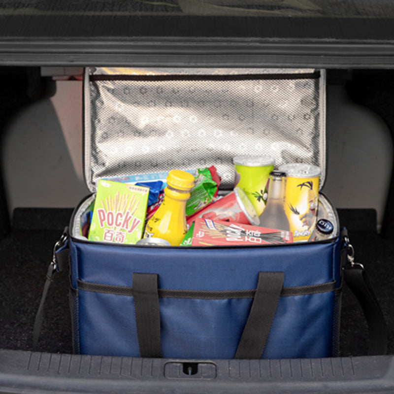 68L Portable Car Outdoor Picnic Cooler Bag Waterproof Insulation Fruit Drink Carrying Bag