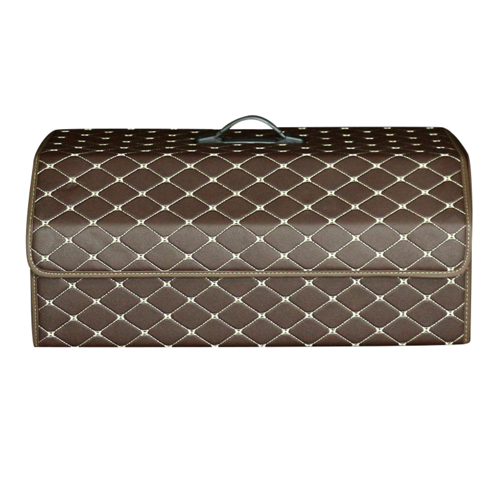 10006 Multi-function Foldable Leather Car Trunk Storage Box, Extra Large Size