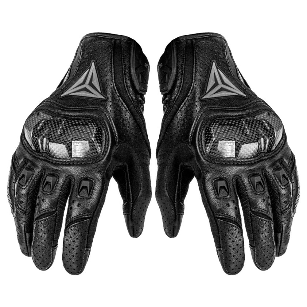 MOTOWOLF MDL0305 1 Pair Motorcycle Gloves Sheepskin+Cowhide Leather Breathable Full Finger Mittens