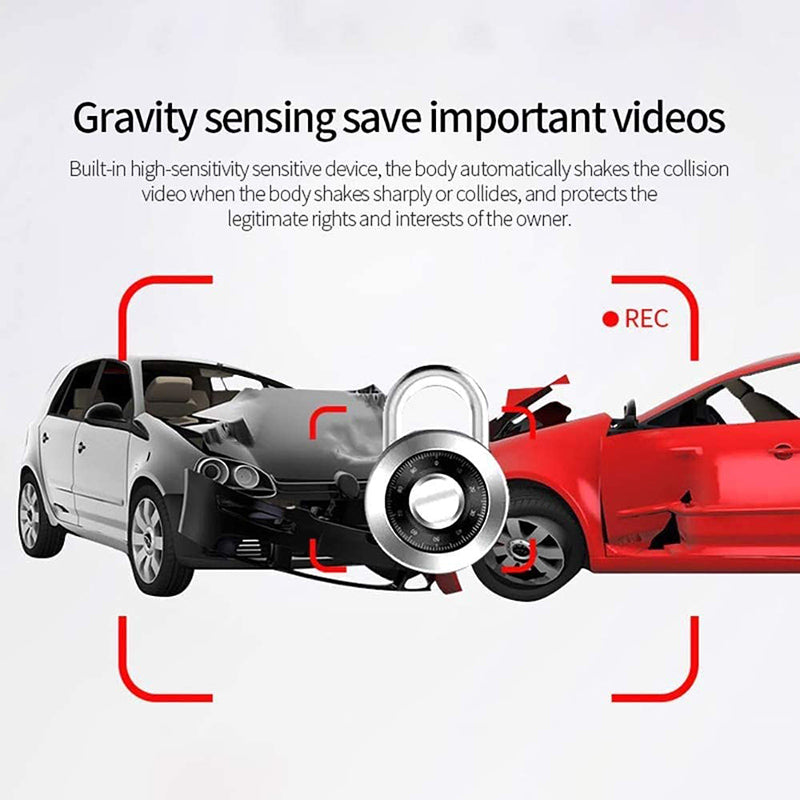 X4 Car Center Control Camera Aromatherapy Diffuser Dashcam Support 32G TF Card Storage