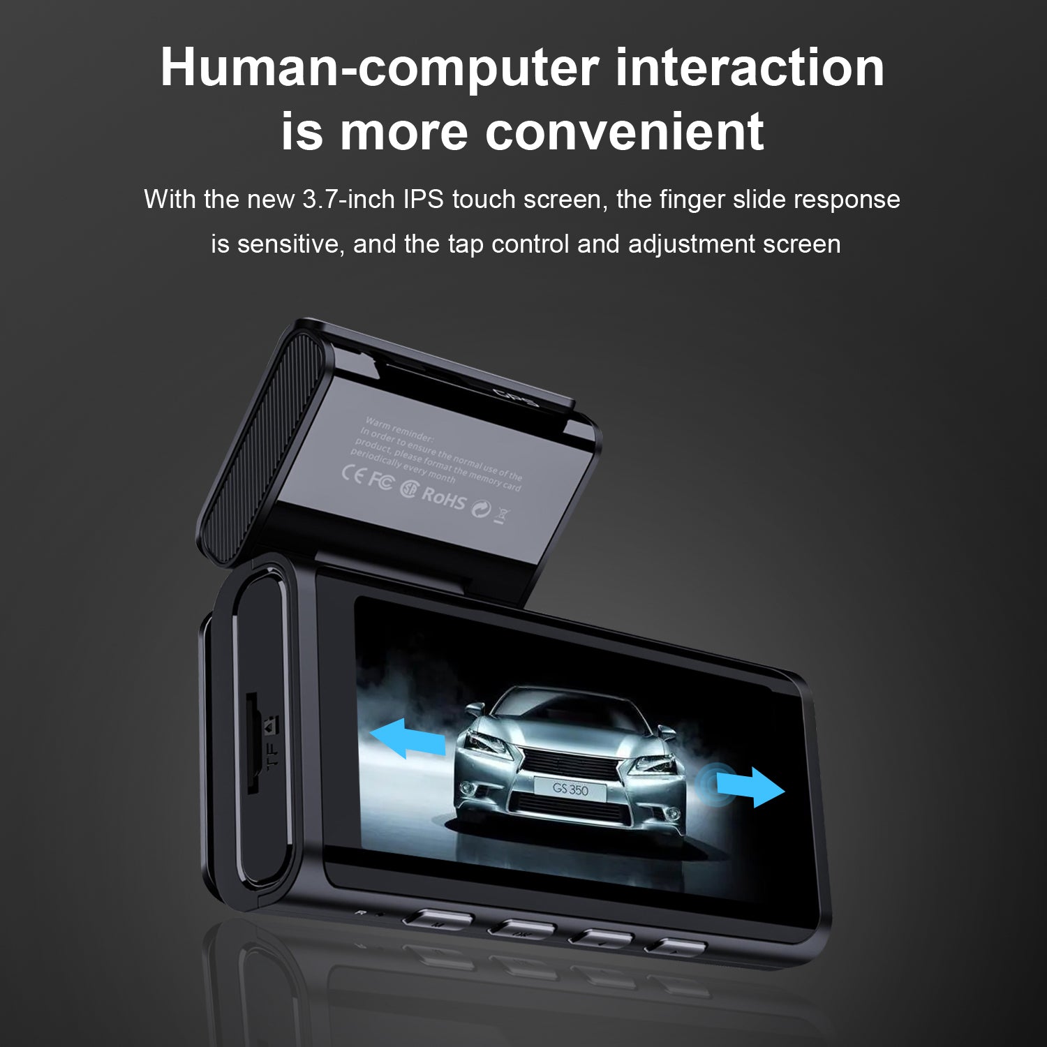 X11 1080P HD Night Vision WiFi Mobile Dash Camera with Dual Shots
