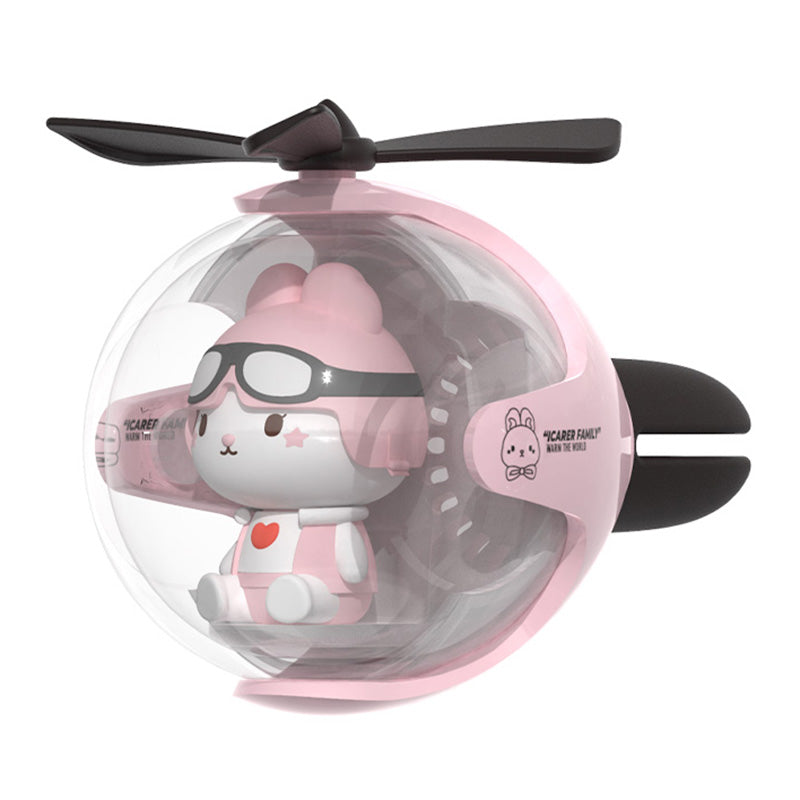 ICARER FAMILY Car Aromatherapy Diffuser Cartoon Animal Spaceship Air Outlet Decoration