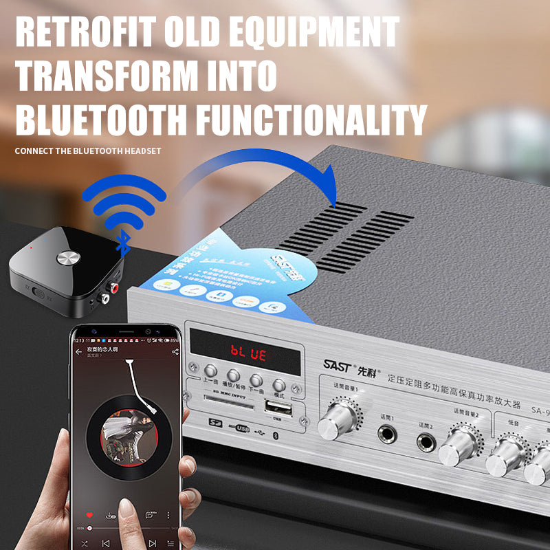 T69 2-in-1 Bluetooth 5.3 APTX Adaptive Receiver Transmitter Wireless Audio Adapter