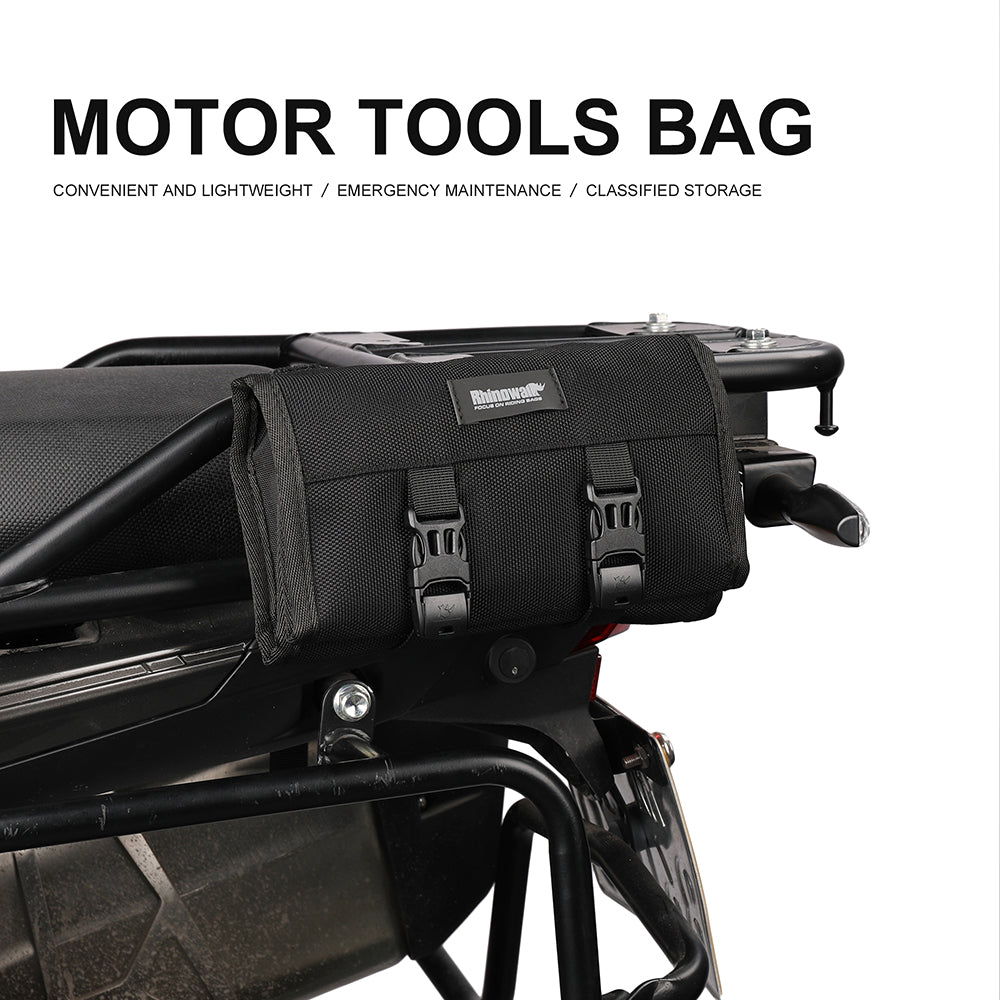 RHINOWALK MT103 Motorcycle Repair Tools Storage Bag 1680D Polyester Motorbike Tools Bag
