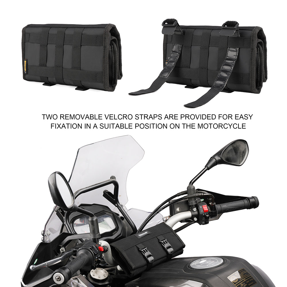 RHINOWALK MT103 Motorcycle Repair Tools Storage Bag 1680D Polyester Motorbike Tools Bag