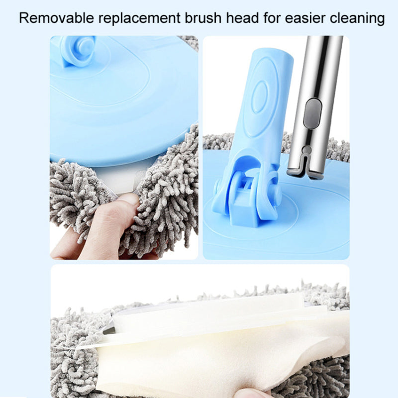 Telescopic Car Wash Brush Long Handle Wash Mop Chenille Car Cleaning Tool