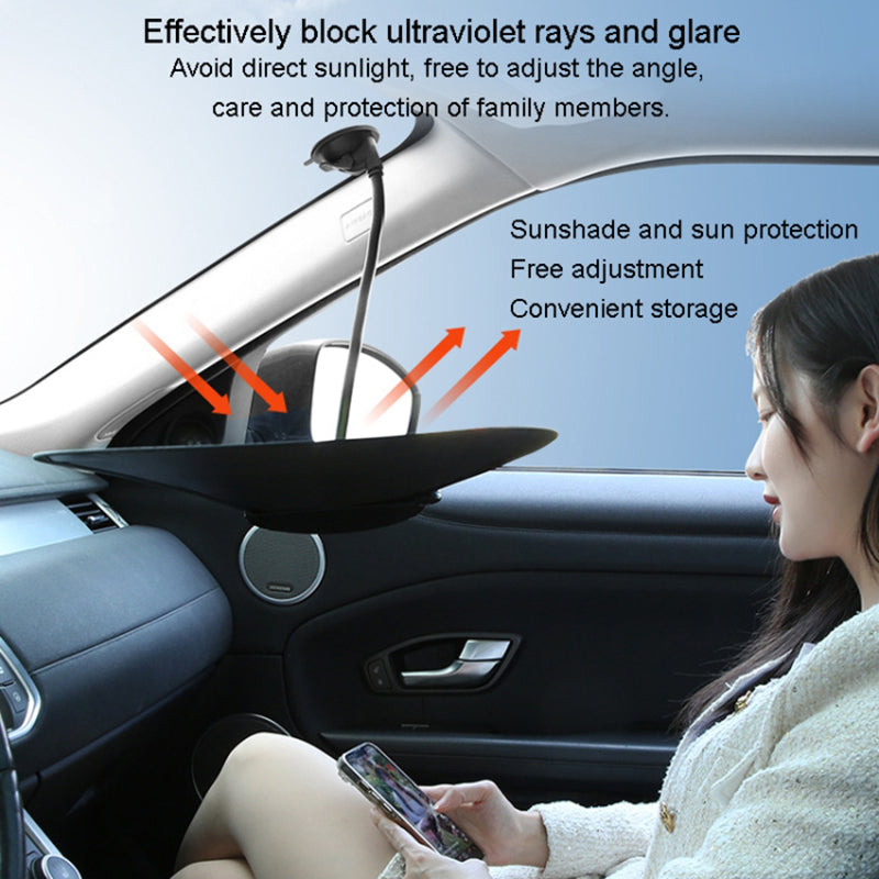 Car Window Sun Shade UV Protection Adjustable Auto Window Shade with Suction Cup