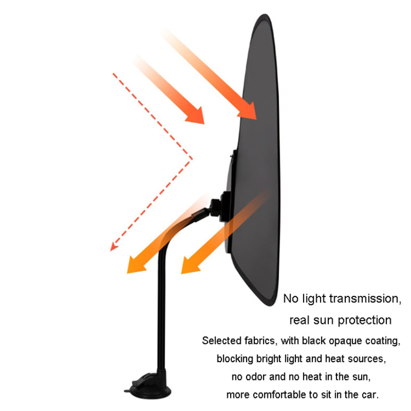 Car Window Sun Shade UV Protection Adjustable Auto Window Shade with Suction Cup