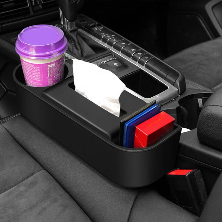 Car Seat Gap Storage Box Seat Side Gap Filler Cup Holder Organizer PVC Storage Case