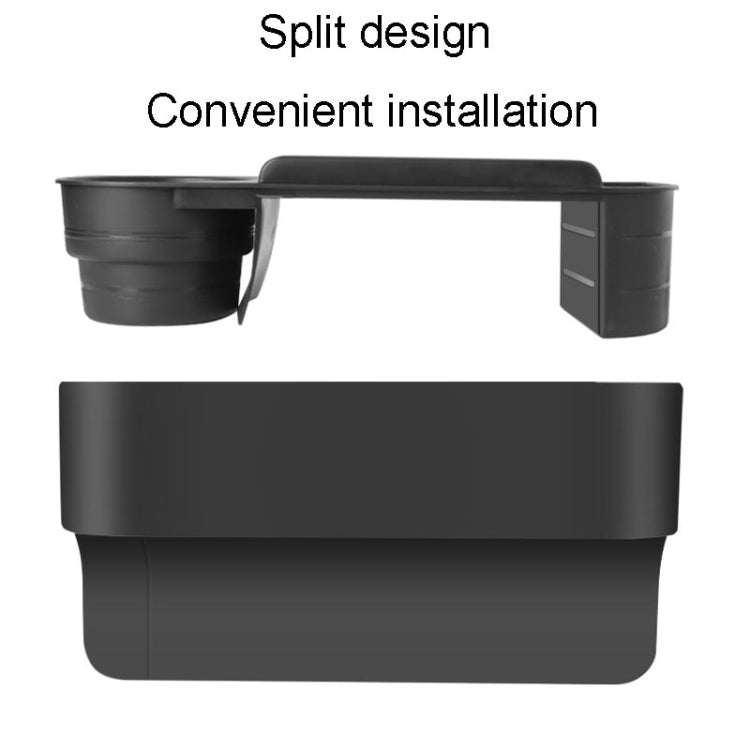 Car Seat Gap Storage Box Seat Side Gap Filler Cup Holder Organizer PVC Storage Case