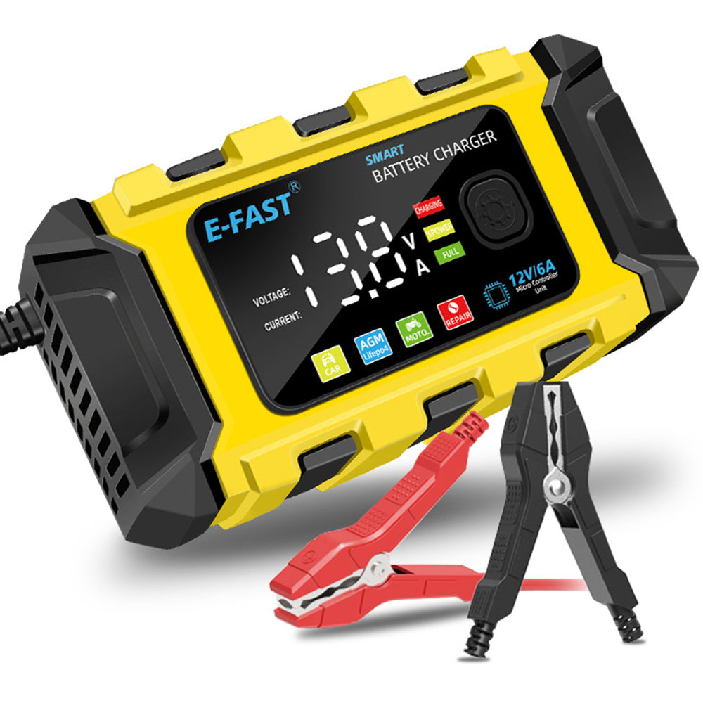 E-FAST TK-360 12V / 6A Car Motorcycle Battery Charger Lead-Acid Battery Charger