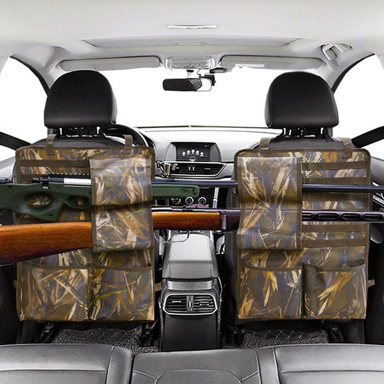 2Pcs / Set 600D Oxford Cloth Camouflage Car Seat Back Hanging Storage Bag