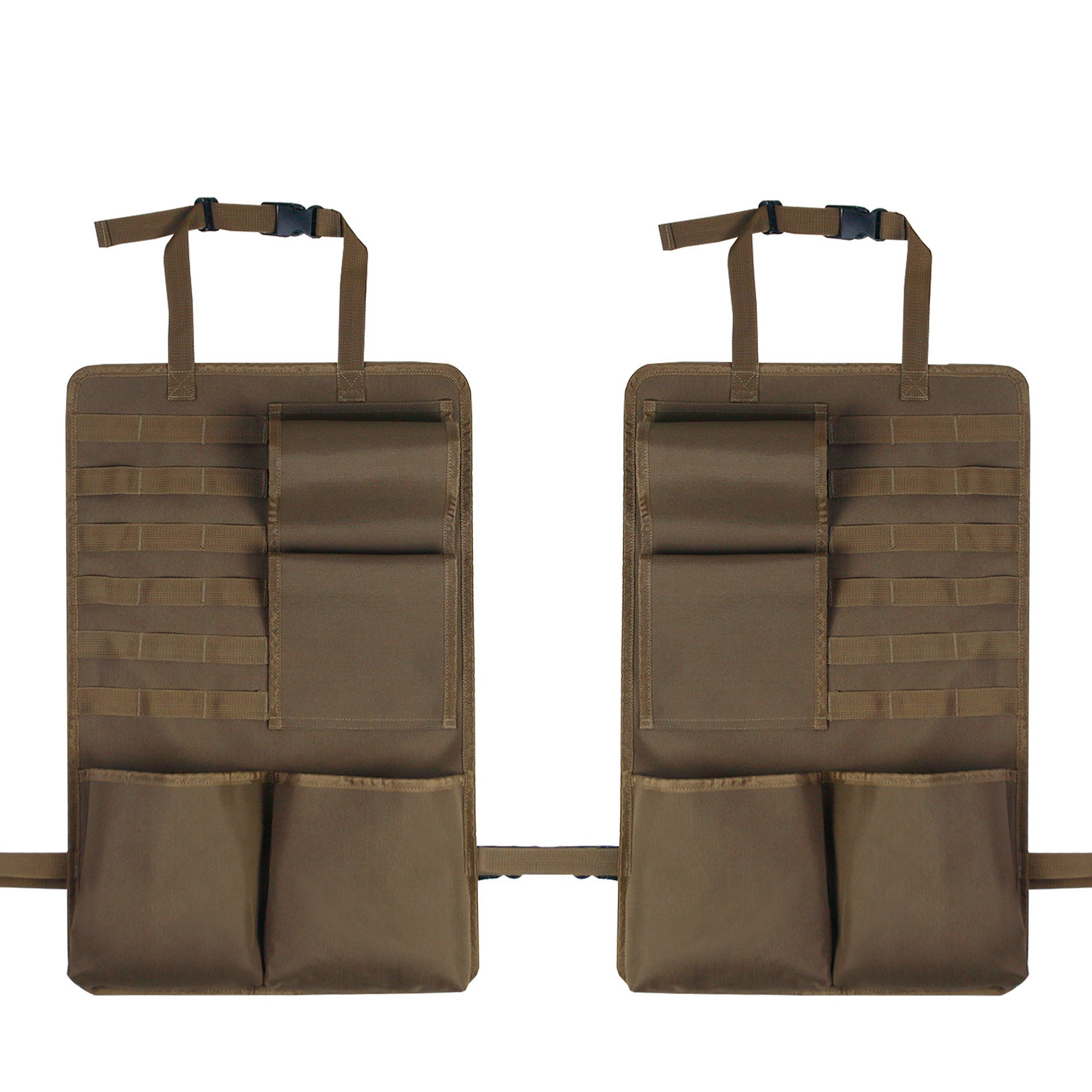 2Pcs / Set 600D Oxford Cloth Camouflage Car Seat Back Hanging Storage Bag