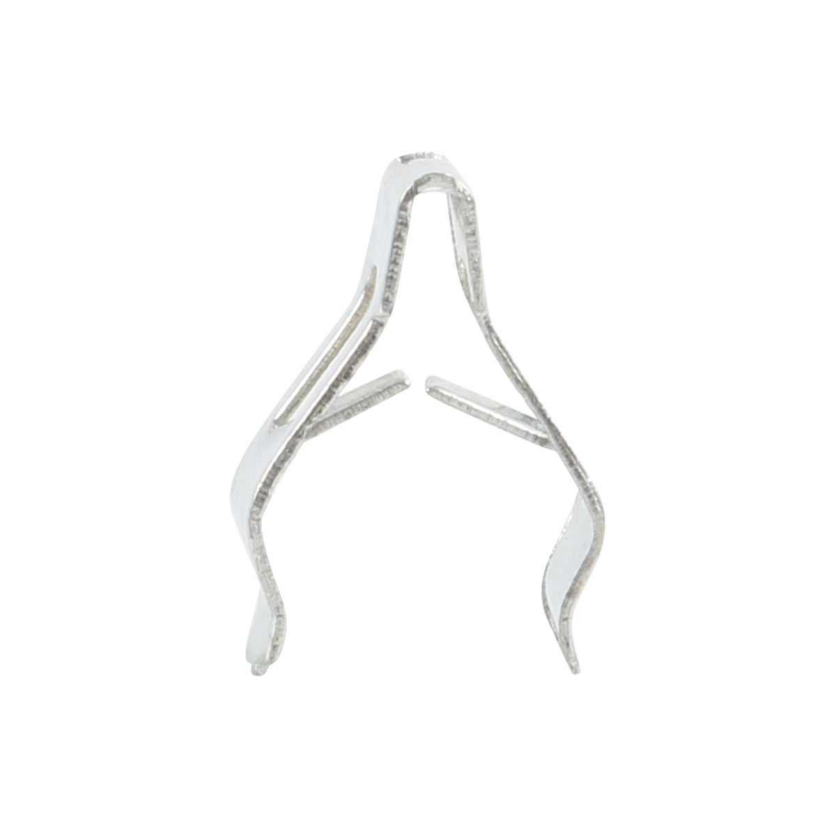 A8243 50Pcs 2# Car Interior Trim Clips Carbon Steel Moulding Fastener, with Plastic Box