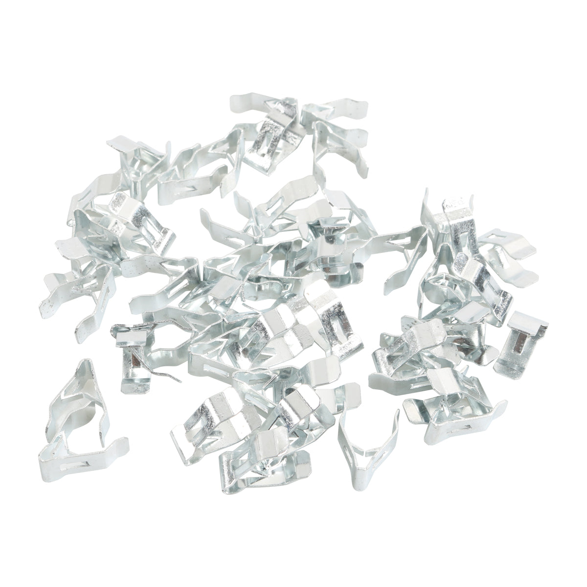 A8247 50Pcs 6# Carbon Steel Car Interior Trim Clips Moulding Fastener, with Plastic Box