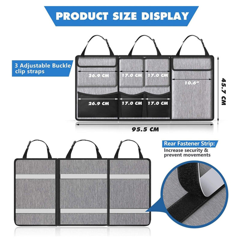 Car Hanging Rear Seat Trunk Storage Bag