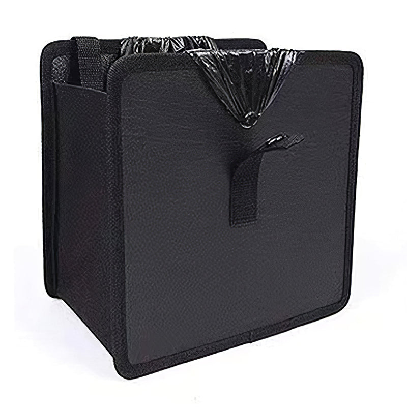 Car Hanging Storage Bag Waterproof Oxford Cloth Car Seat Back Trash Bin, 27*27*14.5cm