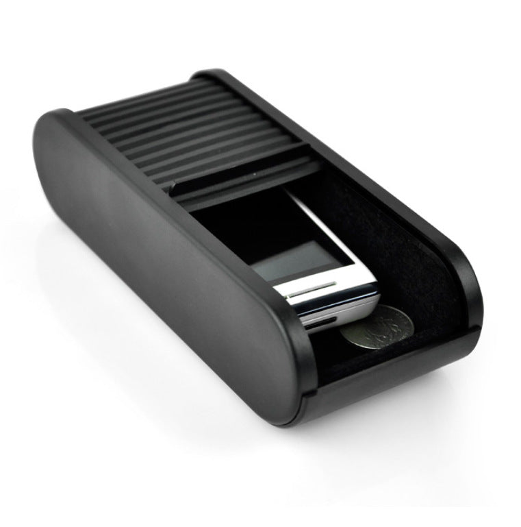 Multifunctional Car Organizer Durable ABS Draw-Out Storage Box Holding Tray Bin