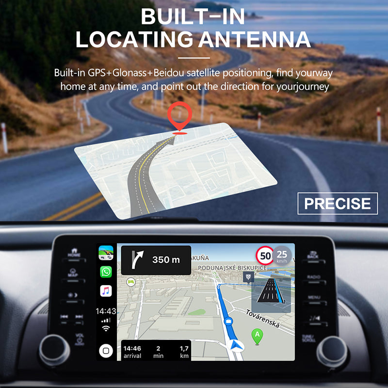 A53 Car Wired to Wireless Car Play Adapter Car Smart Box 2+32GB