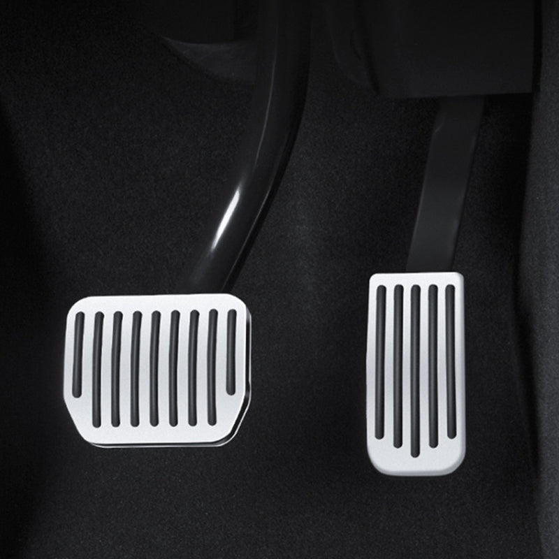 2Pcs Car Foot Pedal Pads for Tesla Model 3 / Y (2017-2022) Snap-on Brake Rest Cover