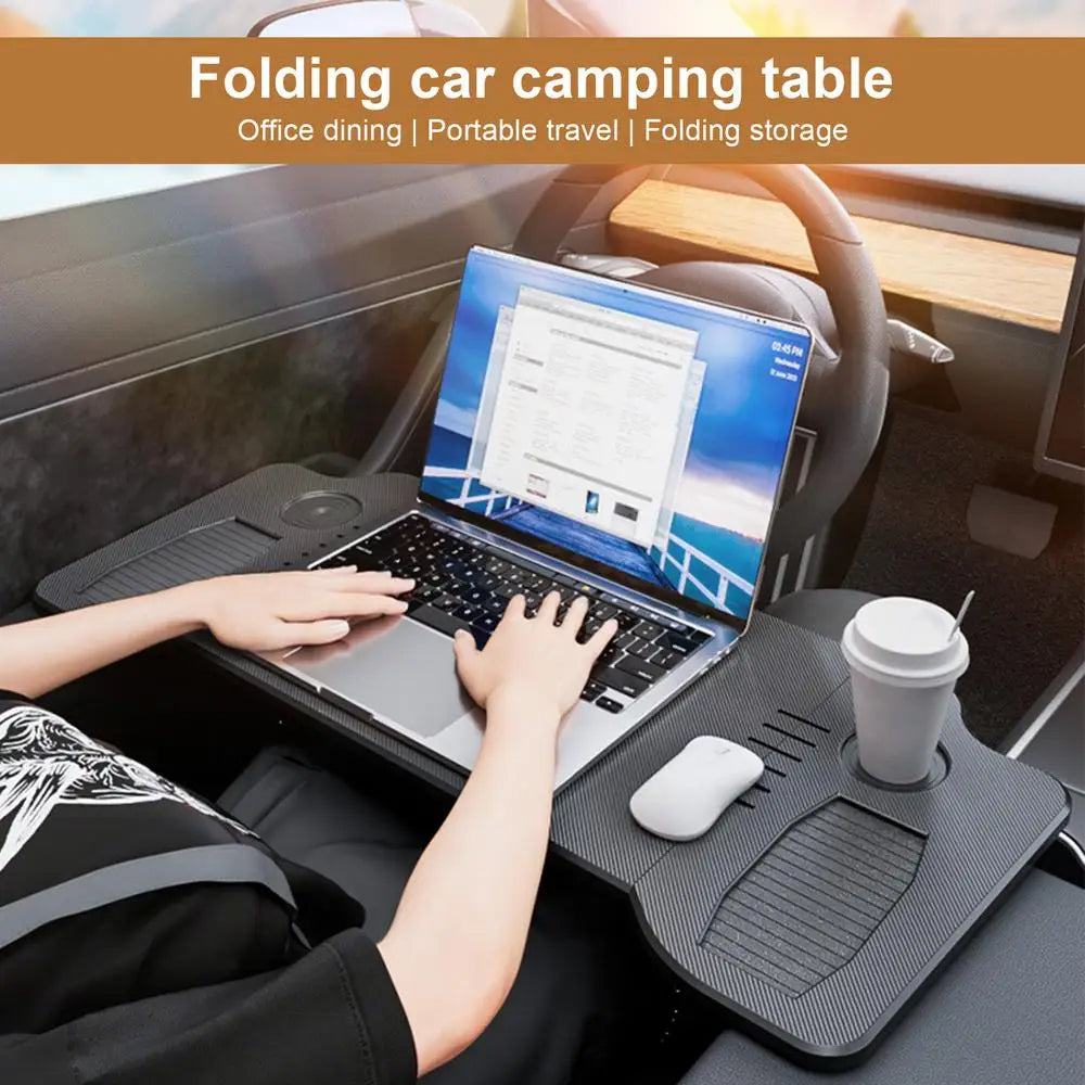 SUITU ST-3605 Foldable Tray for Tesla Model 3 Model Y Table Desk for Laptop Working Food Dine