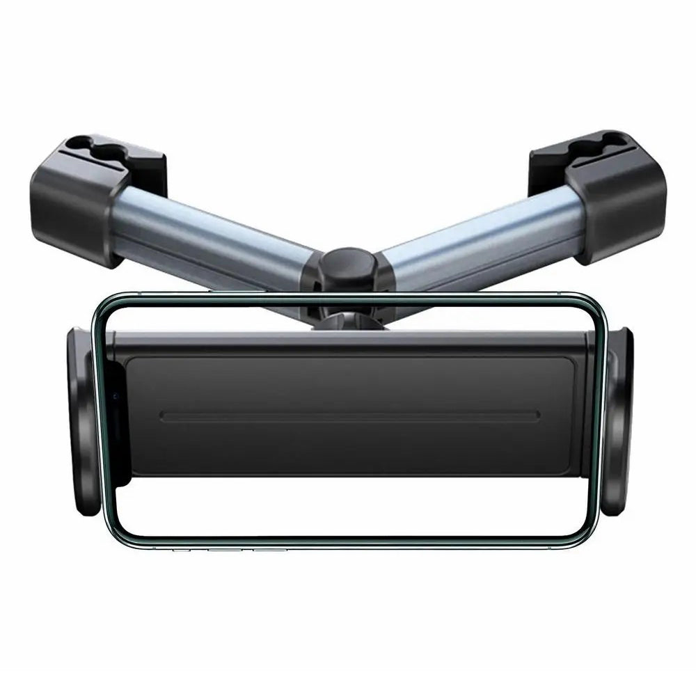 BZ-H5 Car Headrest Backseat Mount Adjustable Telescopic Universal Phone Tablet Car Holder for iPhone 16 / 16 Ultra / 16 Pro / 16 Pro Max