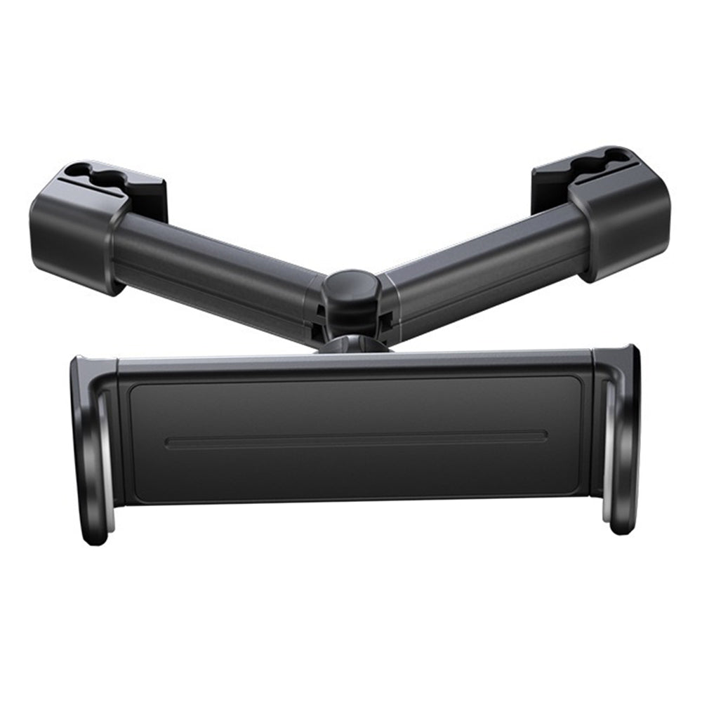 BZ-H5 Car Headrest Backseat Mount Adjustable Telescopic Universal Phone Tablet Car Holder for iPhone 16 / 16 Ultra / 16 Pro / 16 Pro Max