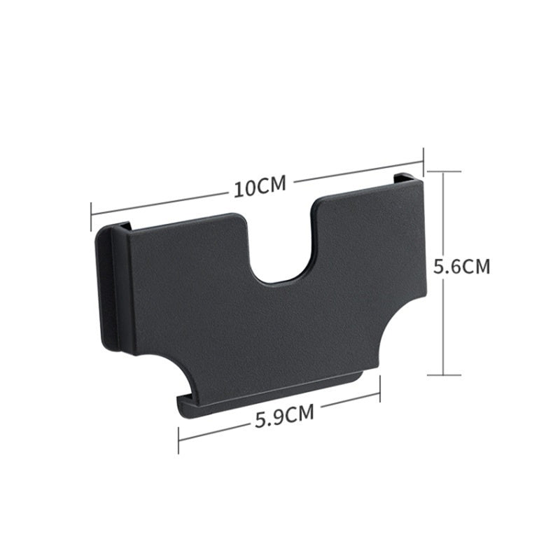 Car Sun Visor Organizer Elastomer Plastic Self Adhesive Card Holder Storage Case