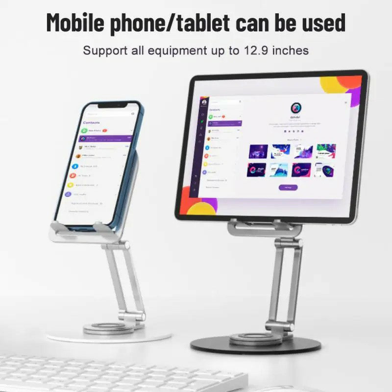 M02 Aluminum Alloy Foldable Phone Tablet Bracket Compatible with MagSafe Charger / iPhone 16 / 16 Ultra / 16 Pro / 16 Pro Max