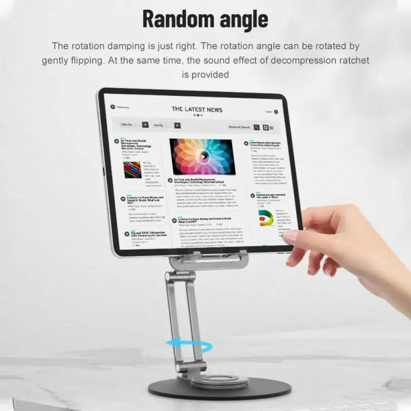 M02 Aluminum Alloy Foldable Phone Tablet Bracket Compatible with MagSafe Charger / iPhone 16 / 16 Ultra / 16 Pro / 16 Pro Max