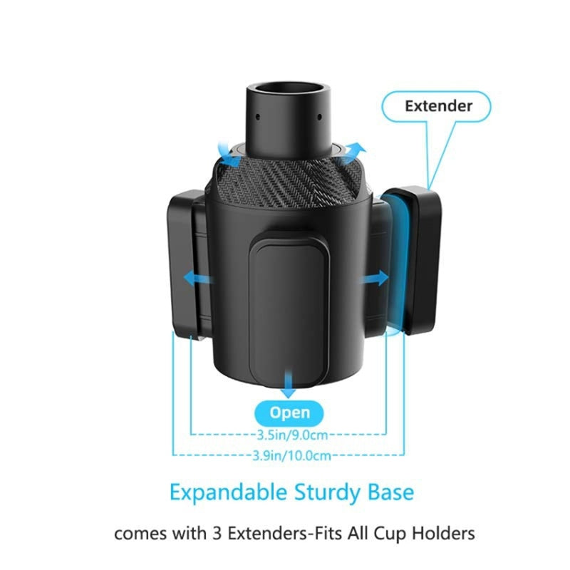 3 Position Car Cup Holder Vehicle Water Cup Coffee Milk Tea Drink Cup ABS Storage Rack