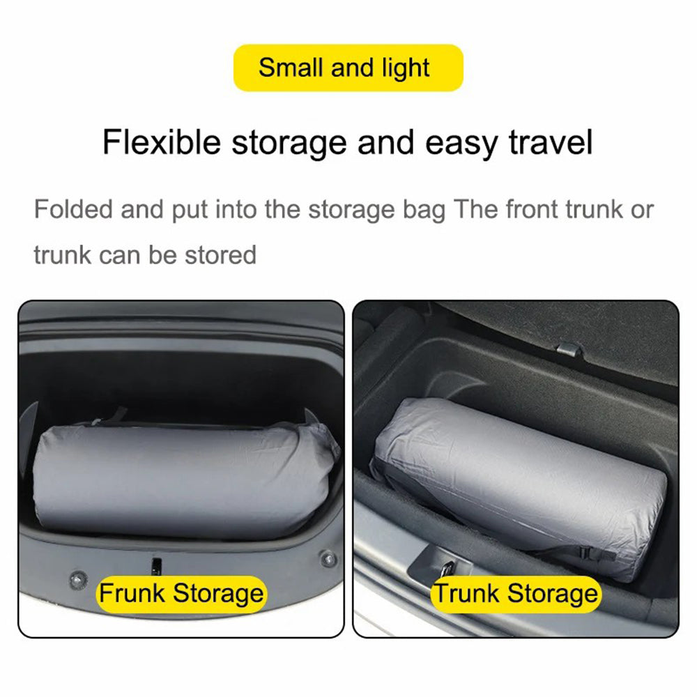 TSL813 For Tesla Model Y / 3 Car Rear Seat Mattress Automatic Inflation Back Seat Sleeping Pad