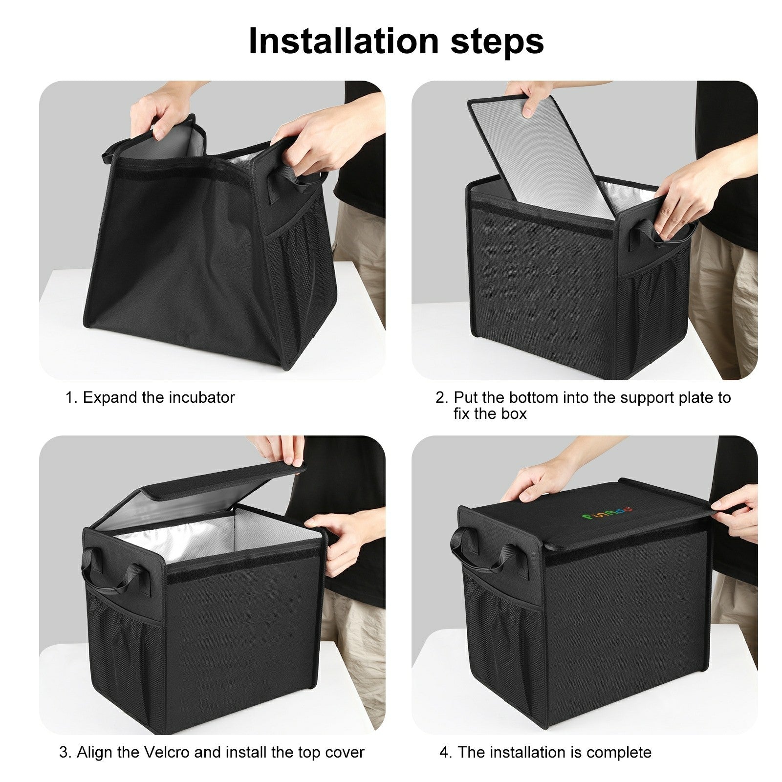 FUNADD FA0501 Foldable Car Trunk Storage Box Leak-proof Food Insulated Bag
