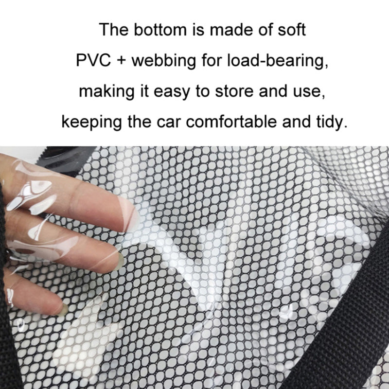 88x59x110cm Car Ceiling Cargo Net Triangle-Shaped Vehicle Ceiling Strong Load-Bearing Pocket