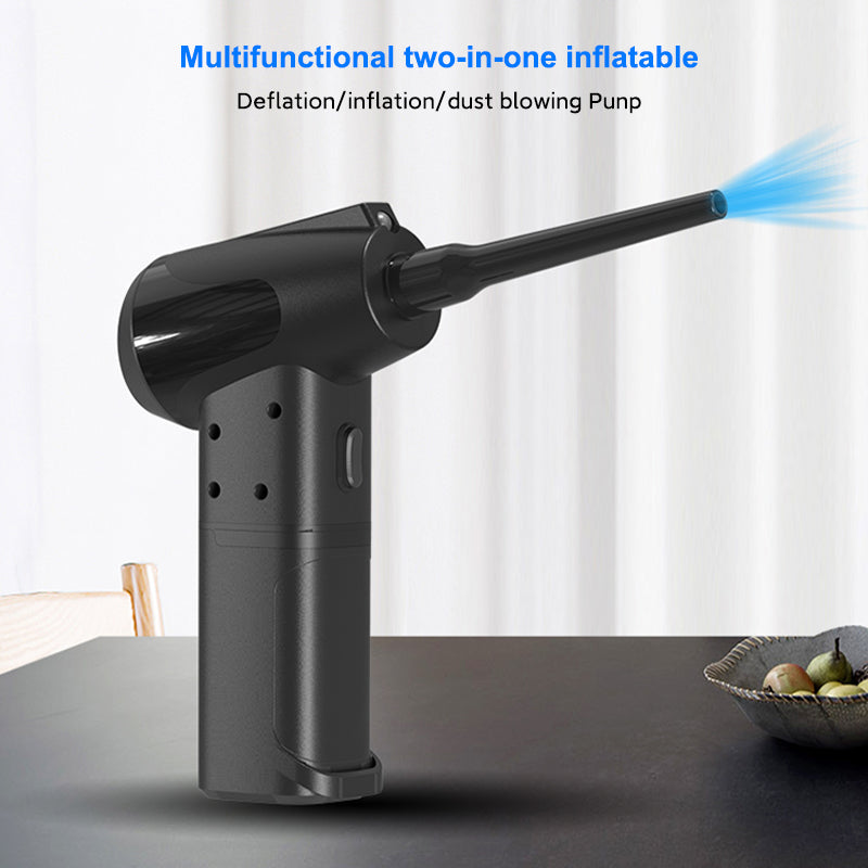 Y06 3-in-1 Multi-function Digital Display Electric Air Pump Detachable Dust Blower