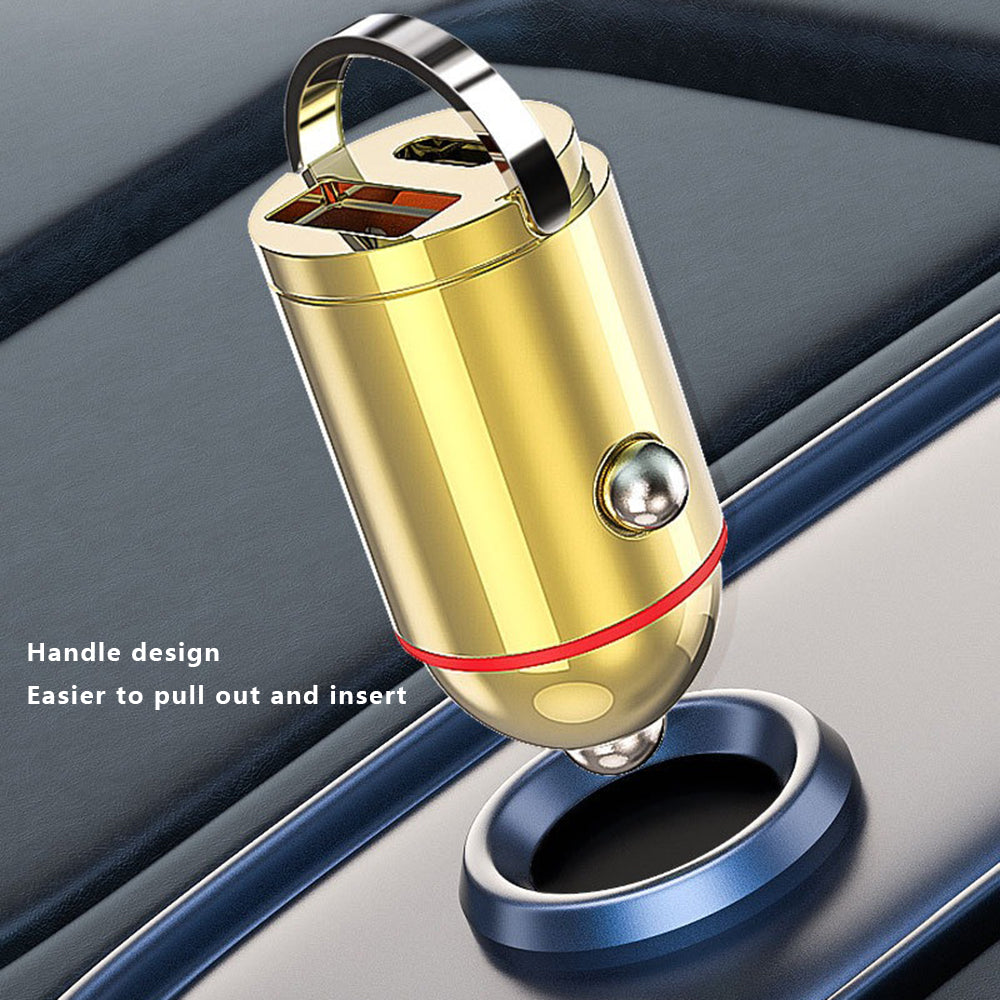 G30J 133W High Power Charging Adapter Type-C+USB Car Charger with 6A USB to Type-C Cable